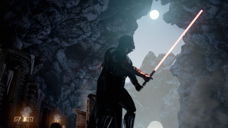 Illustration for article titled Darth Vader Is Pretty Good at Unreal Engine 4 Demos
